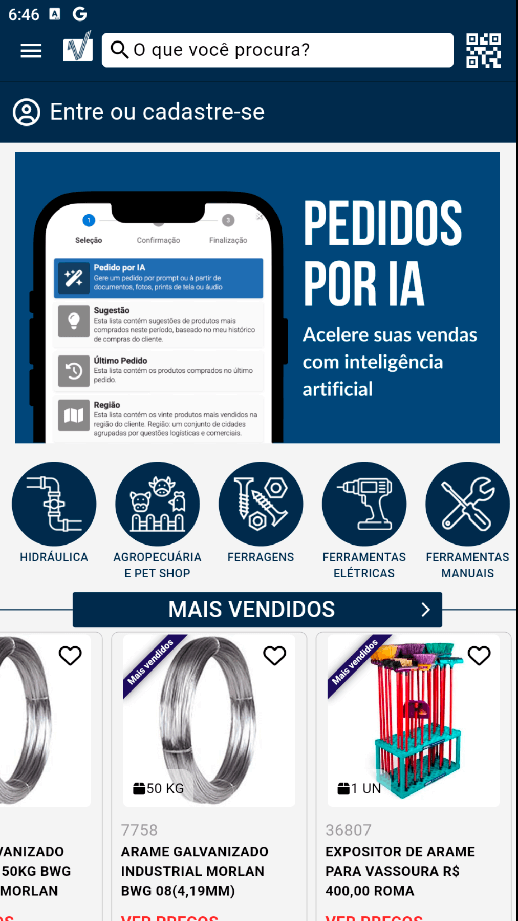Screenshot VersoApp - Home